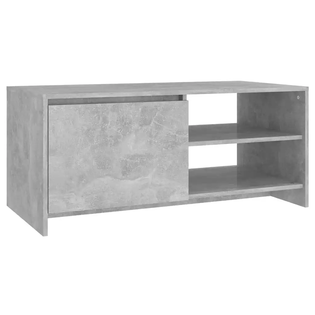 Coffee Table Concrete Grey 102x50x45 cm Engineered Wood 809831