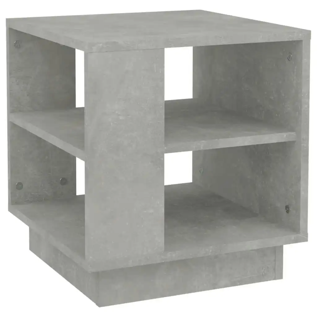 Coffee Table Concrete Grey 40x40x43 cm Engineered Wood 810302