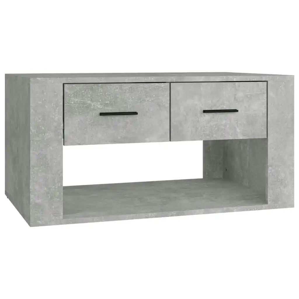 Coffee Table Concrete Grey 80x50x40 cm Engineered Wood 816532