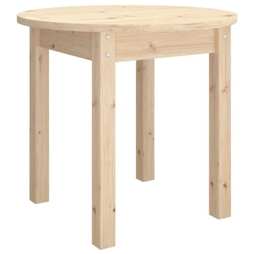 Coffee Table Ã˜ 45x40 cm Solid Wood Pine 822332