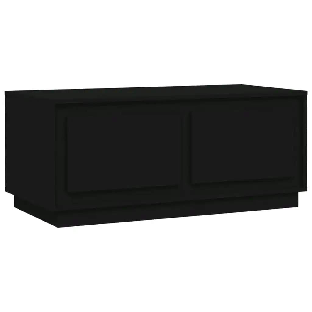 Coffee Table Black 102x50x44 cm Engineered Wood 819877