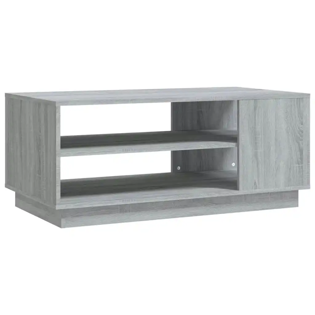 Coffee Table Grey Sonoma 102x55x43 cm Engineered Wood 813084