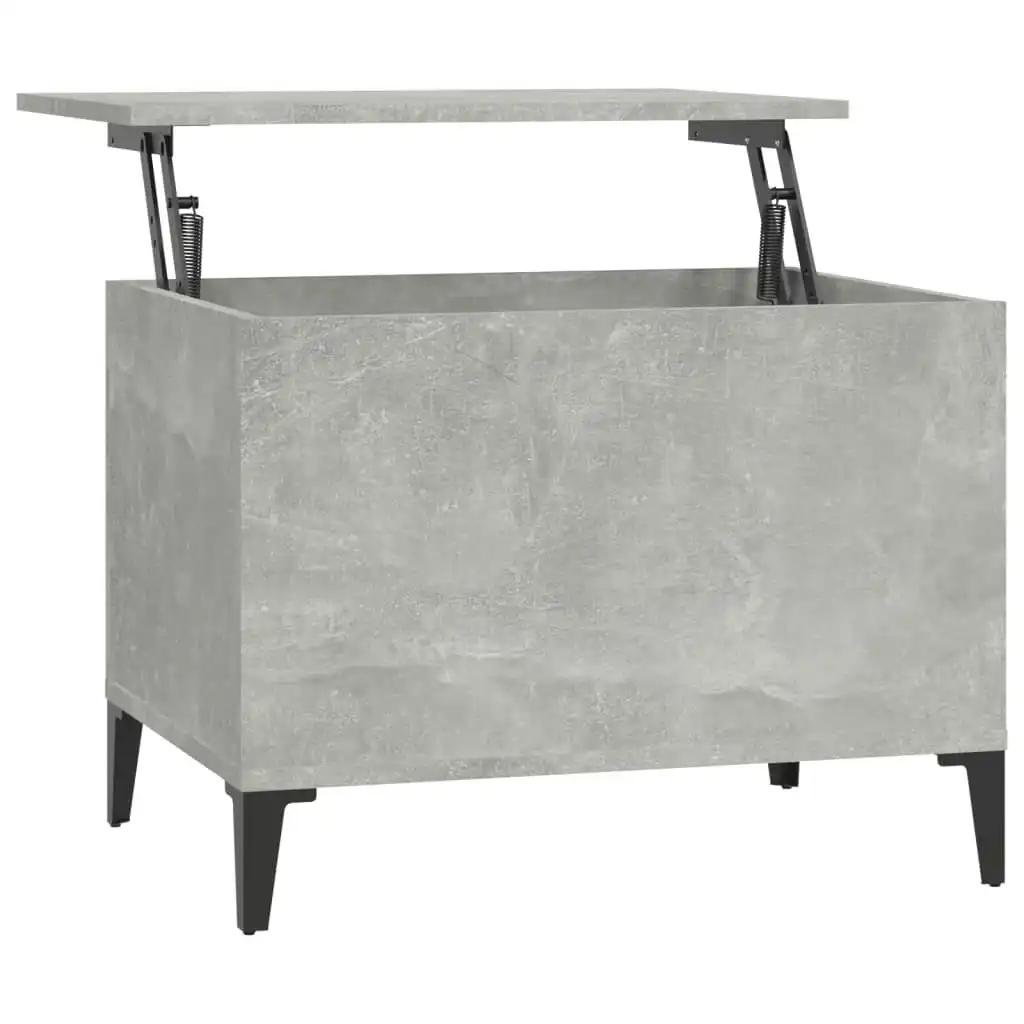 Coffee Table Concrete Grey 60x44.5x45 cm Engineered Wood 819576