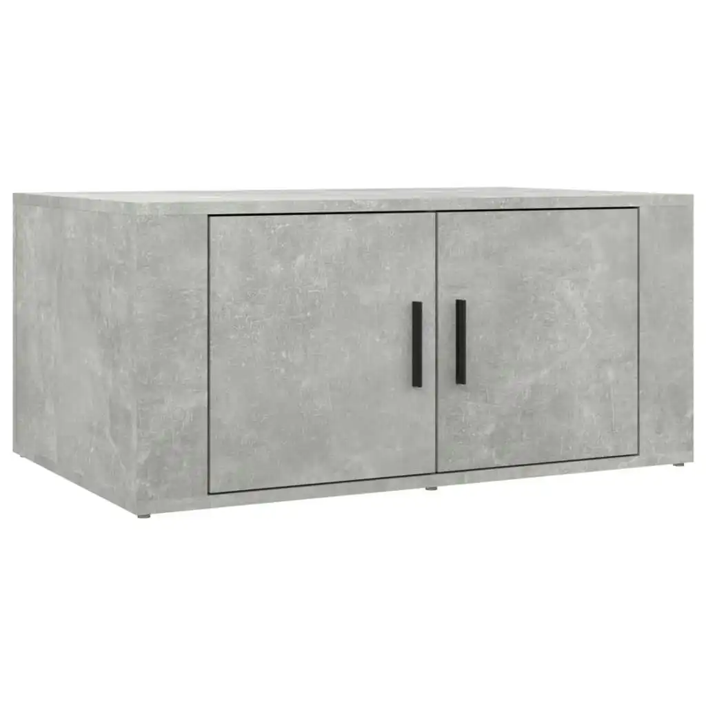 Coffee Table Concrete Grey 80x50x36 cm Engineered Wood 816516