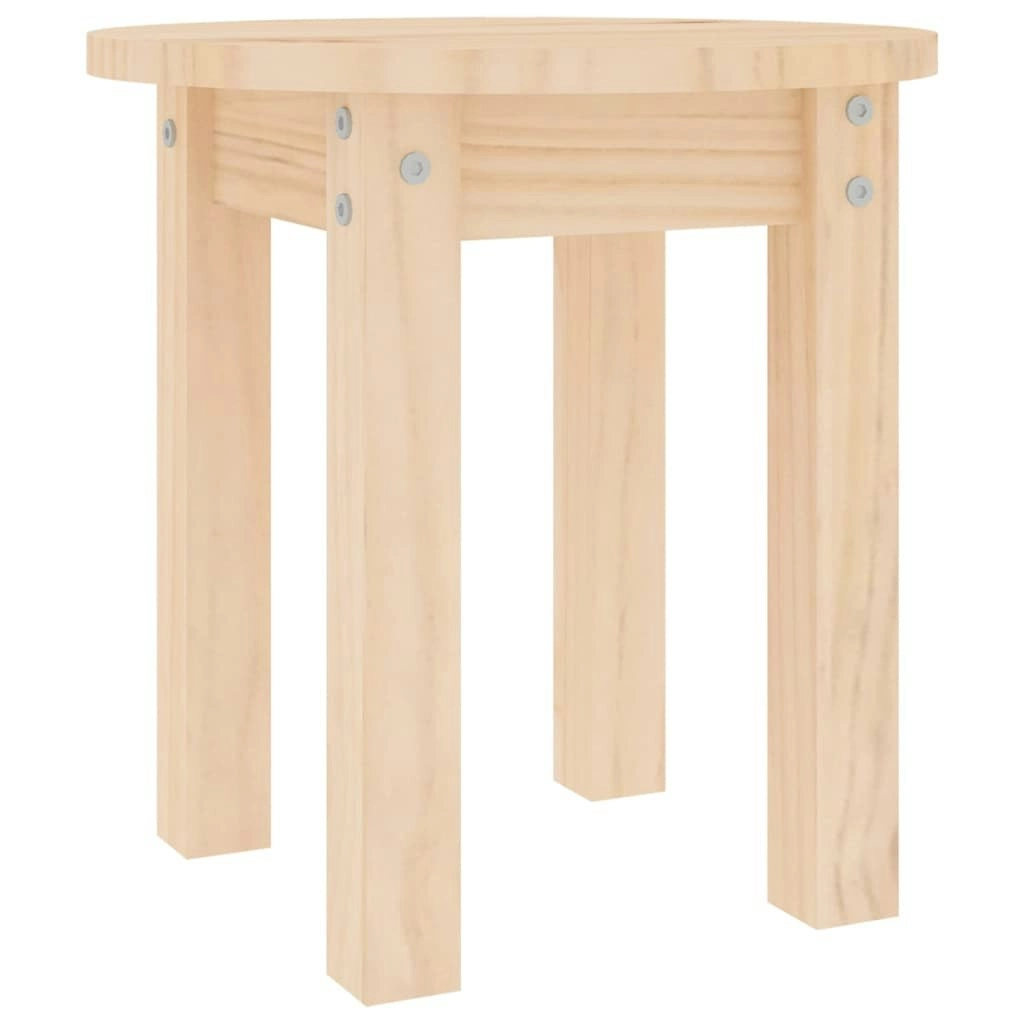 Coffee Table Ã˜ 35x35 cm Solid Wood Pine 822337