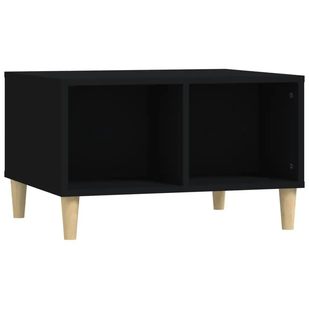 Coffee Table Black 60x50x36.5 cm Engineered Wood 821029