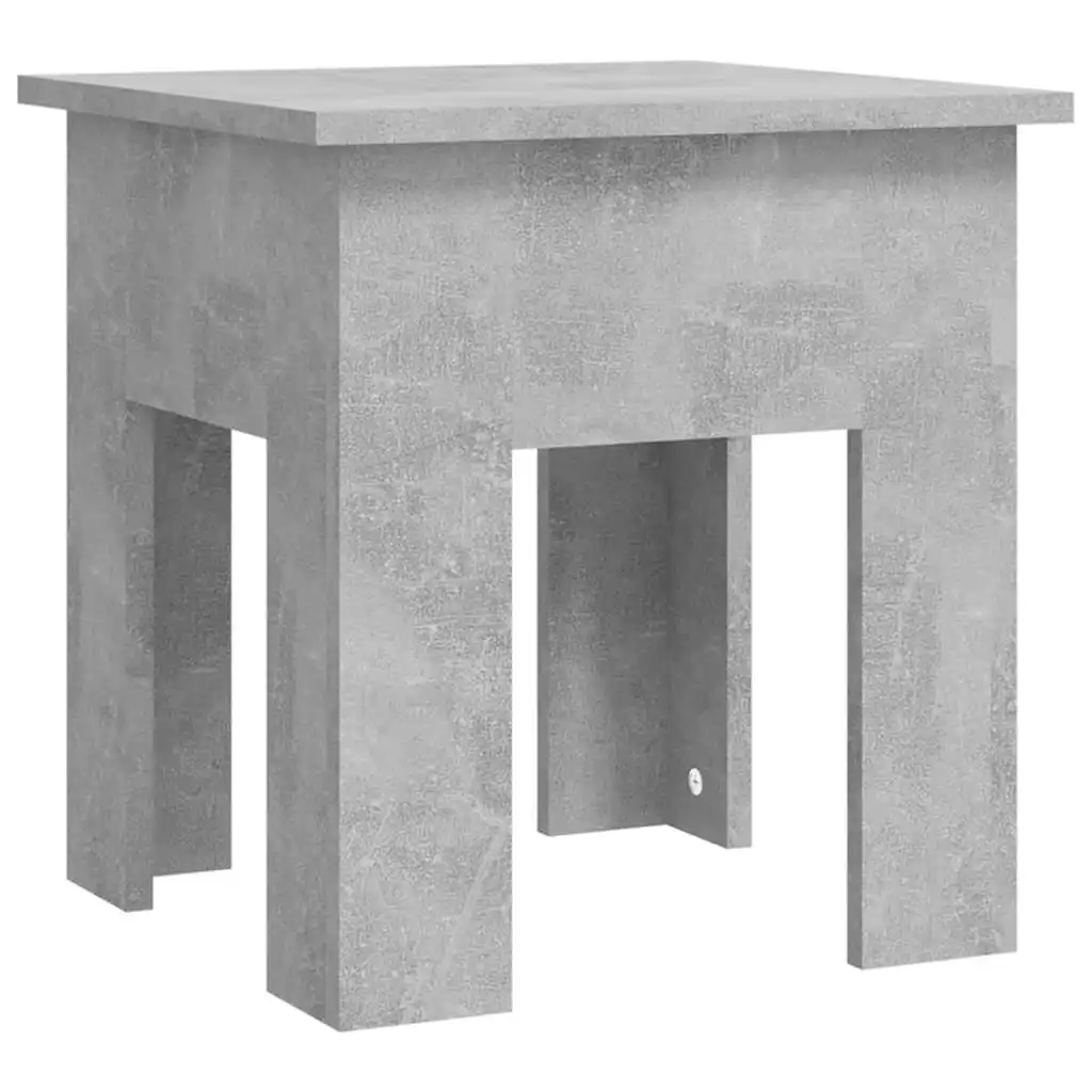 Coffee Table Concrete Grey 40x40x42 cm Engineered Wood 810248