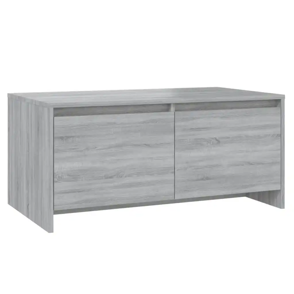 Coffee Table Grey Sonoma 90x50x41.5 cm Engineered Wood 813030