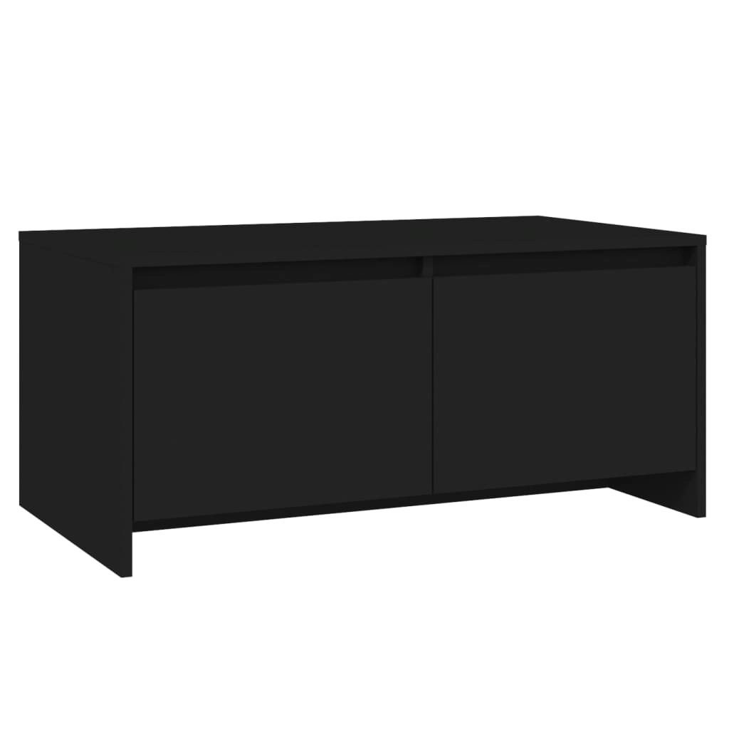 Coffee Table Black 90x50x41.5 cm Engineered Wood 809819