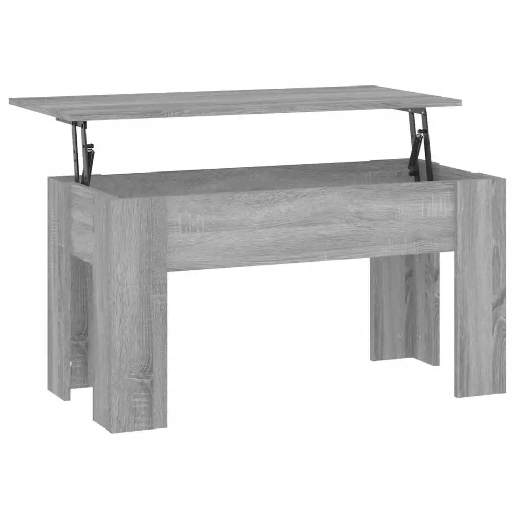 Coffee Table Grey Sonoma 101x49x52 cm Engineered Wood 819279