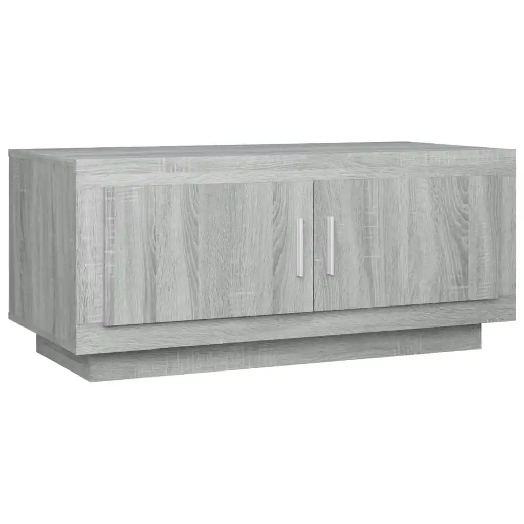 Coffee Table Grey Sonoma 102x50x45 cm Engineered Wood 817232