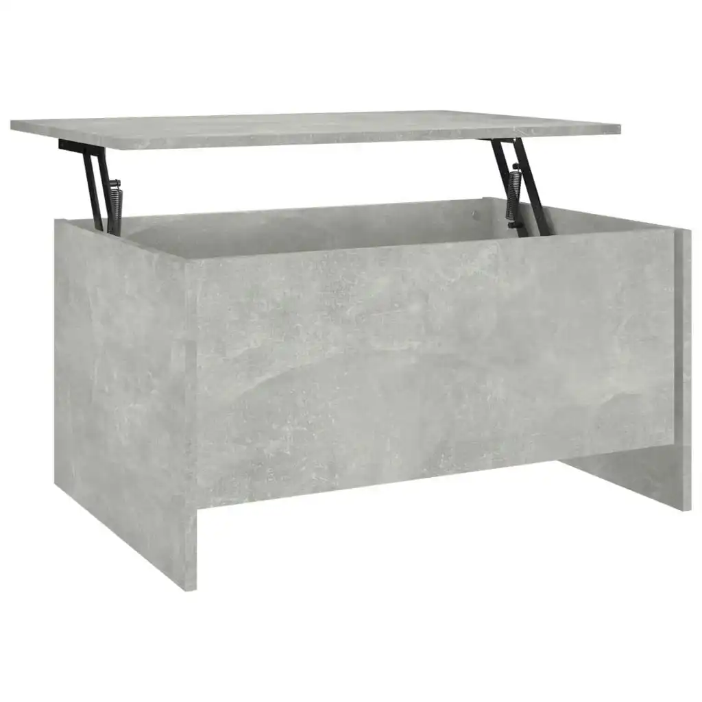 Coffee Table Concrete Grey 80x55.5x41.5 cm Engineered Wood 809678