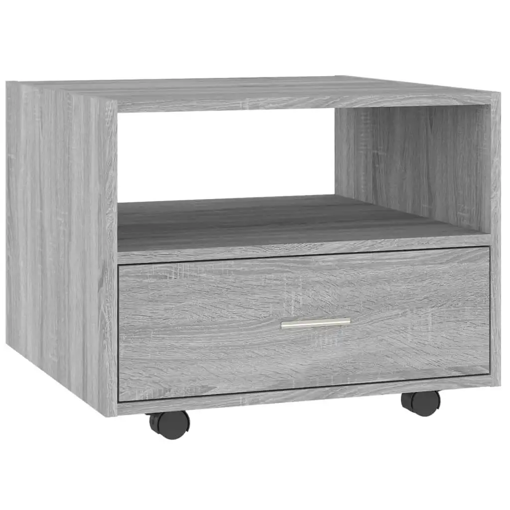 Coffee Table Grey Sonoma 55x55x40 cm Engineered Wood 816938