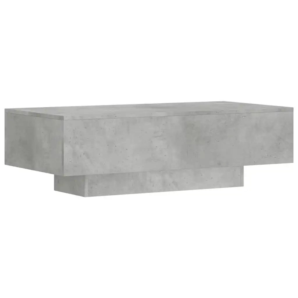 Coffee Table Concrete Grey 100x49.5x31 cm Engineered Wood 833891