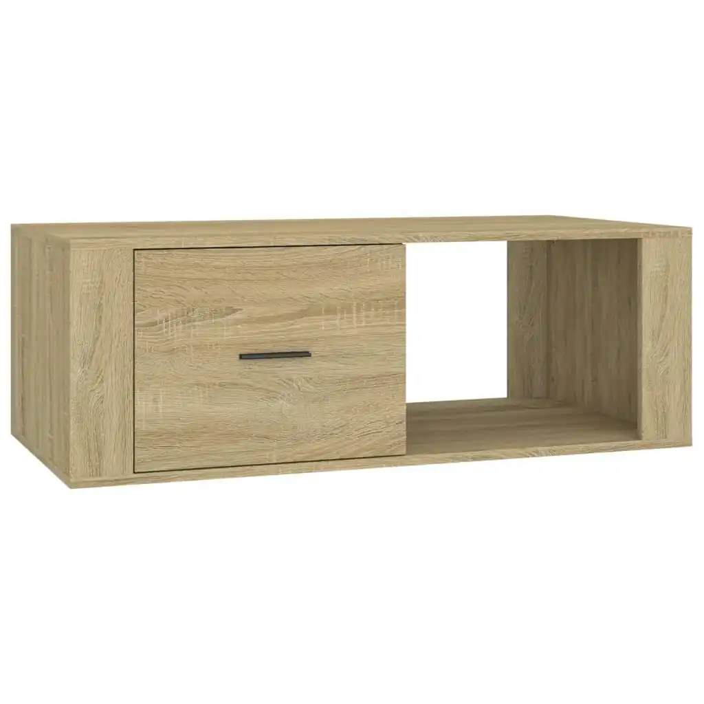 Coffee Table Sonoma Oak 100x50.5x35 cm Engineered Wood 816539