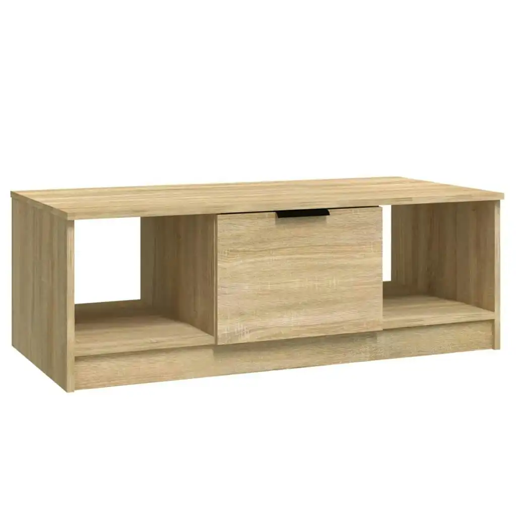 Coffee Table Sonoma Oak 102x50x36 cm Engineered Wood 811352