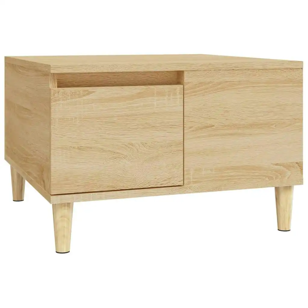 Coffee Table Sonoma Oak 55x55x36.5 cm Engineered Wood 821079