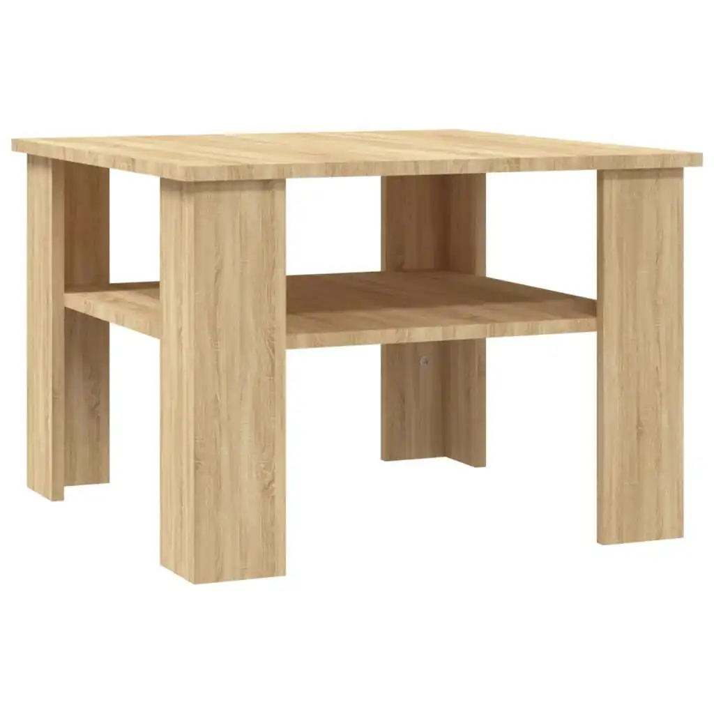 Coffee Table Sonoma Oak 60x60x42 cm Engineered Wood 800210