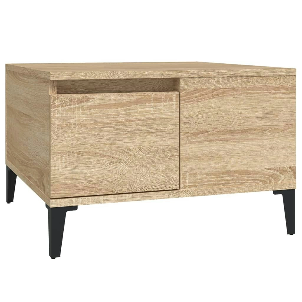 Coffee Table Sonoma Oak 55x55x36.5 cm Engineered Wood 821087