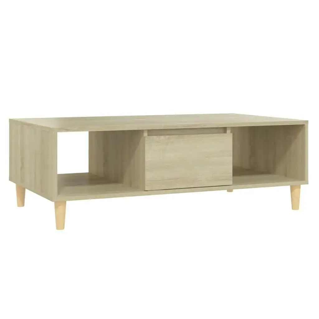 Coffee Table Sonoma Oak 103.5x60x35 cm Engineered Wood 806016