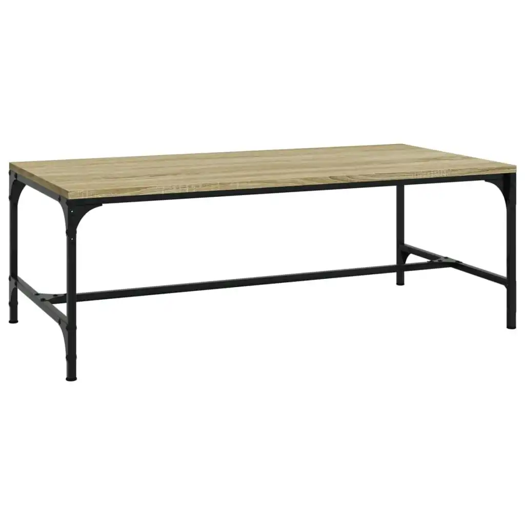 Coffee Table Sonoma Oak 100x50x35 cm Engineered Wood 819388