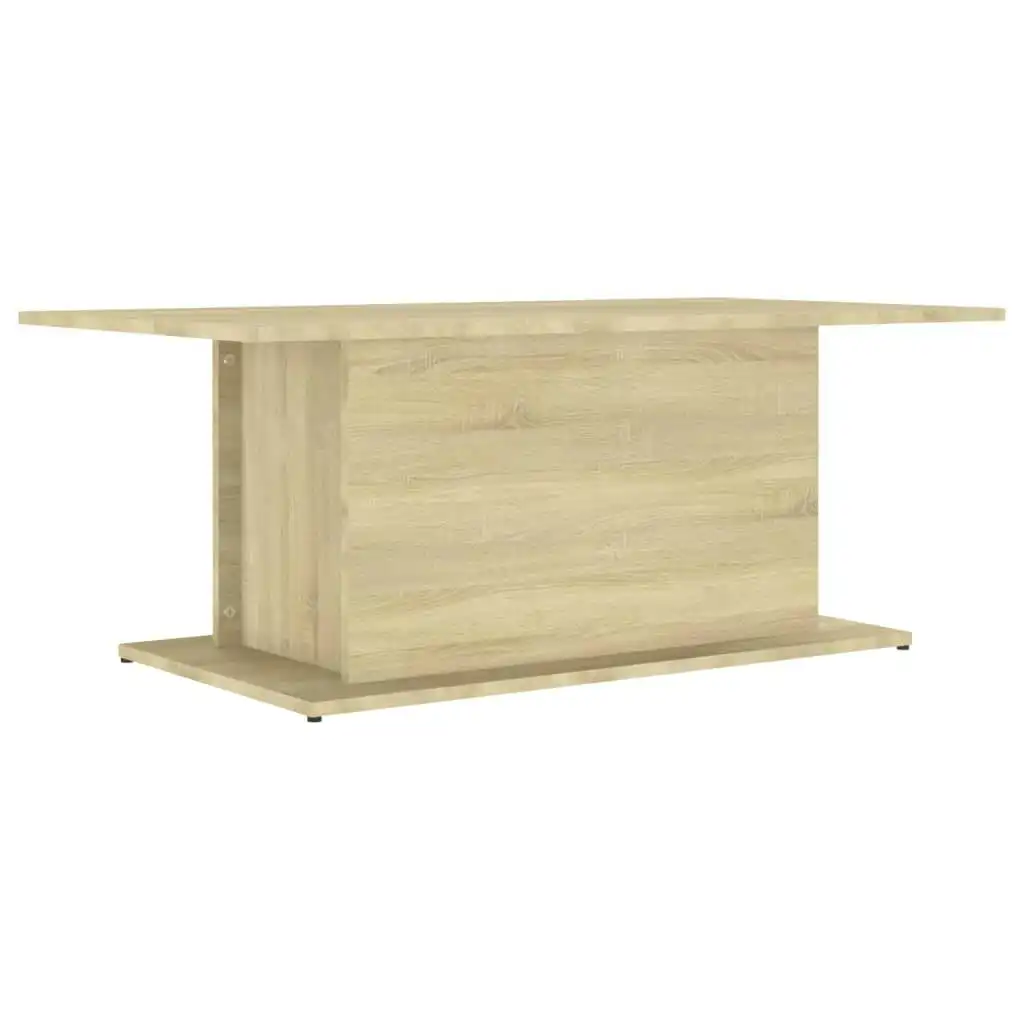 Coffee Table Sonoma Oak 102x55.5x40 cm Engineered Wood 810310