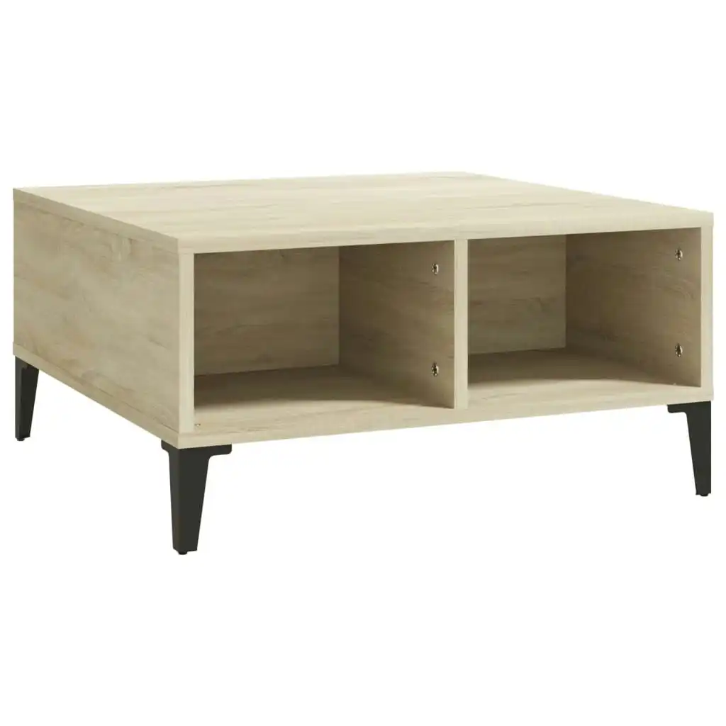 Coffee Table Sonoma Oak 60x60x30 cm Engineered Wood 805989