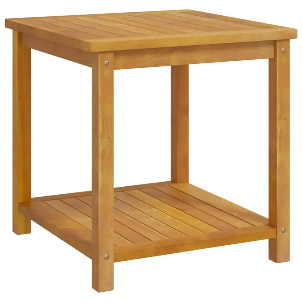 Side Table Solid Acacia Wood 45x45x45 cm 44128