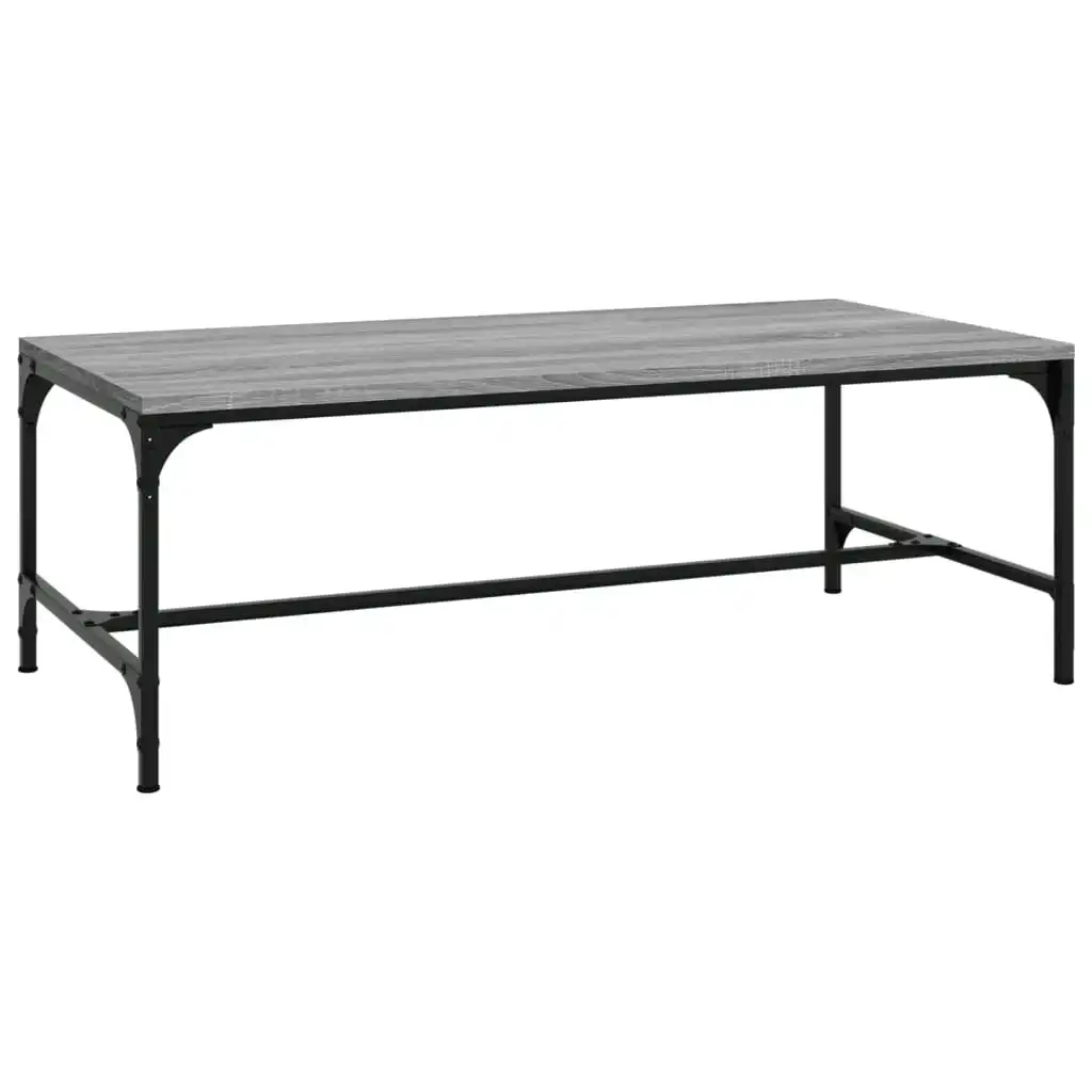 Coffee Table Grey Sonoma 100x50x35 cm Engineered Wood 819390