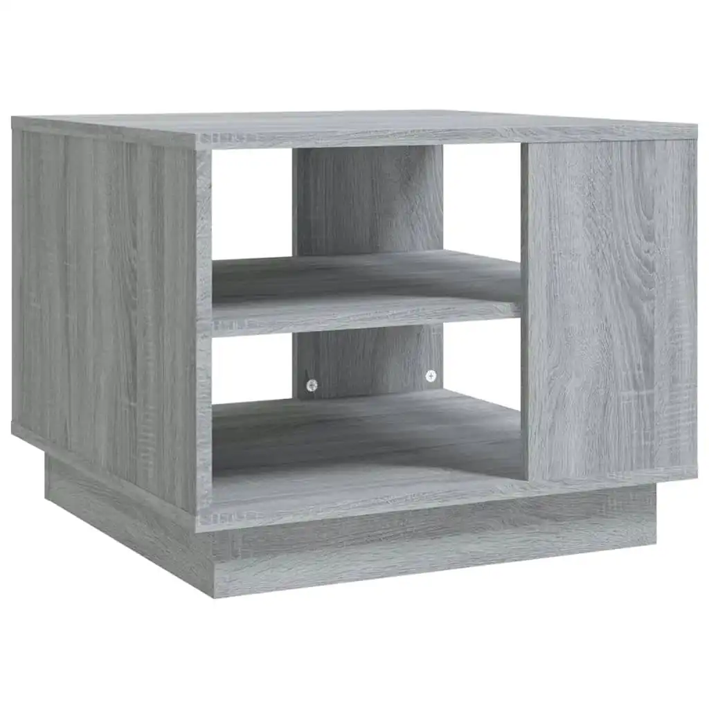 Coffee Table Grey Sonoma 55x55x43 cm Engineered Wood 813087