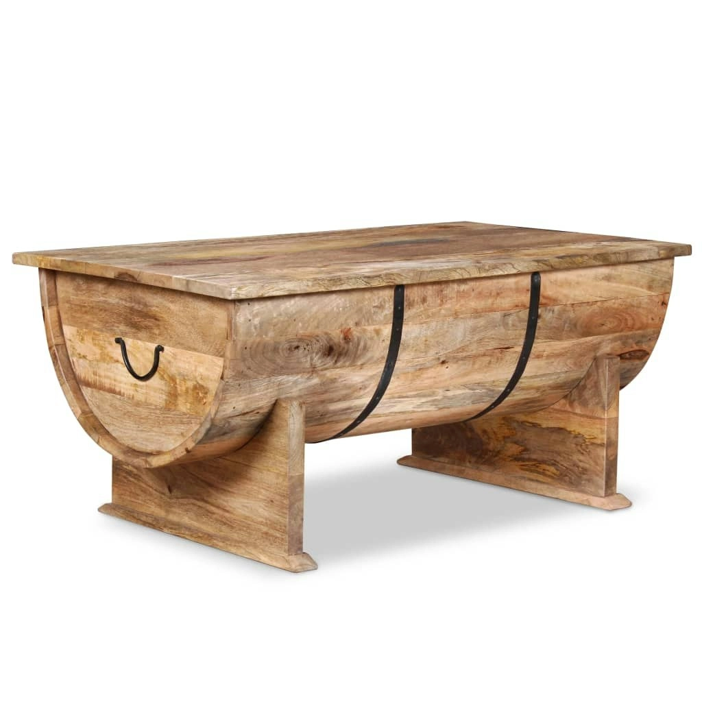 Coffee Table Solid Mango Wood 88x50x40 cm 243977