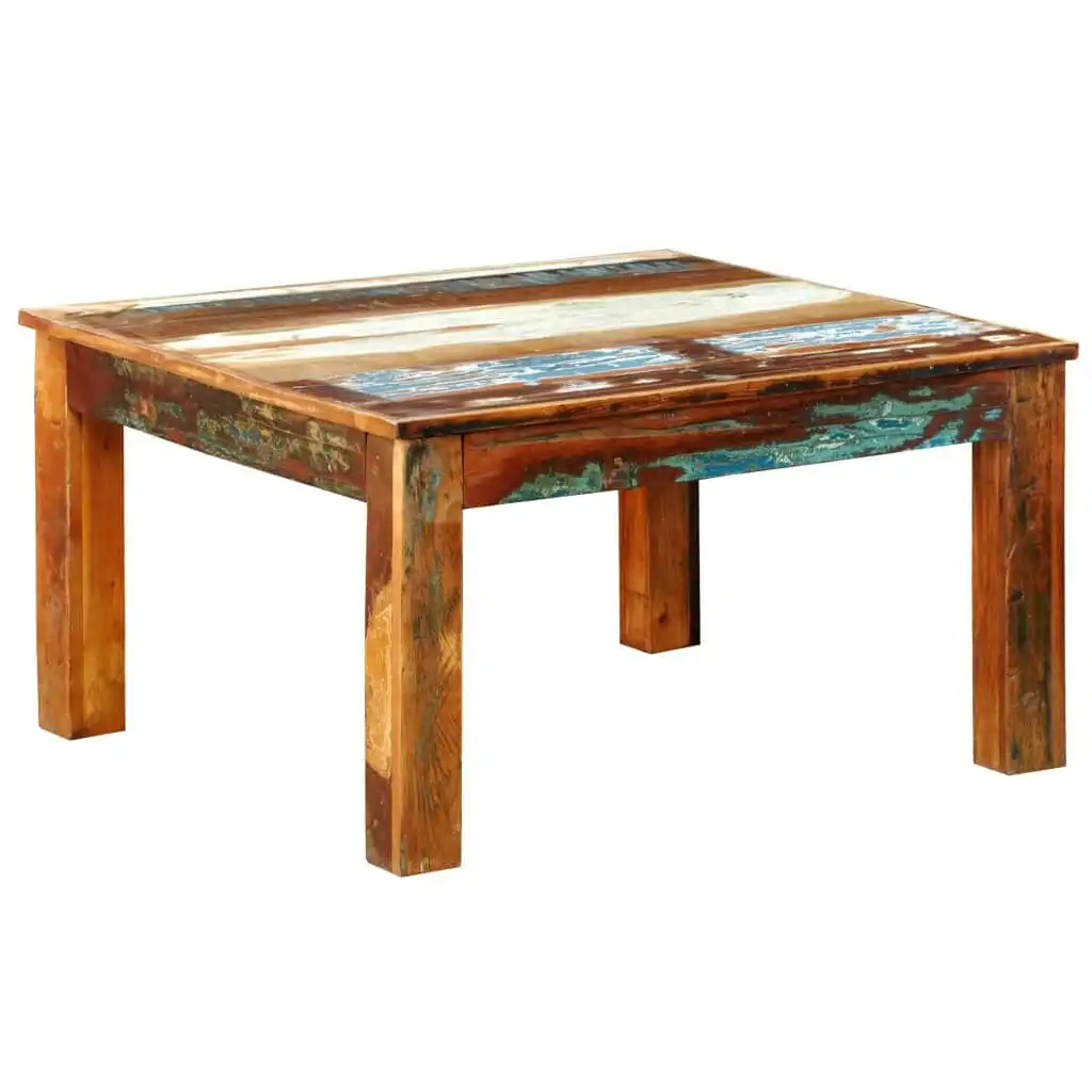 Coffee Table Square Reclaimed Wood 240959