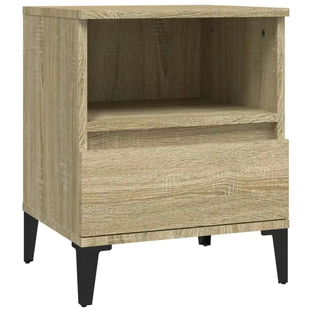 Bedside Cabinet Sonoma Oak 40x35x50 cm 821816