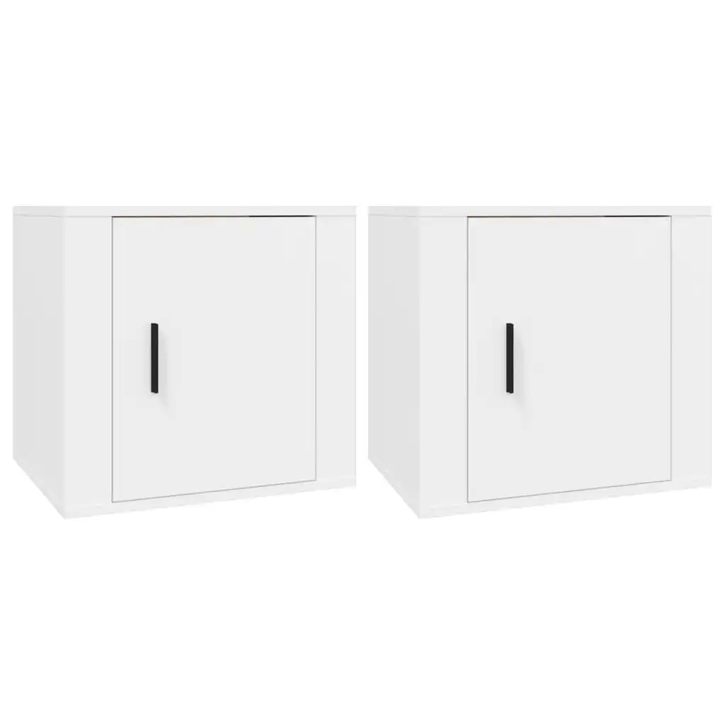 Bedside Cabinets 2 pcs White 50x39x47 cm 816689