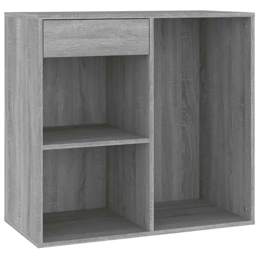 Cosmetic Cabinet Grey Sonoma 80x40x75 cm Engineered Wood 820503