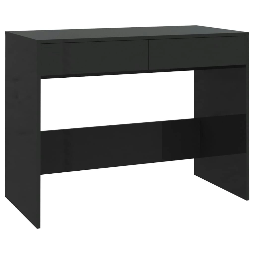 Desk Black 101x50x76.5 cm Engineered Wood 809558