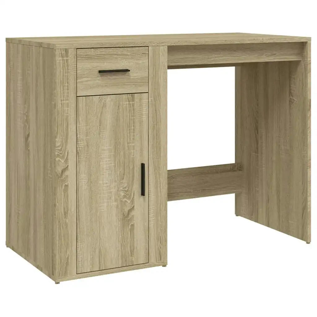 Desk Sonoma Oak 100x49x75 cm Engineered Wood 816787