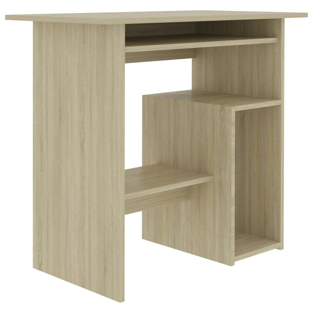 Desk Sonoma Oak 80x45x74 cm Engineered Wood 801367