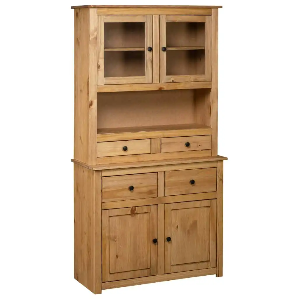 Highboard 93x40.5x180 cm Solid Pine Panama Range 282700