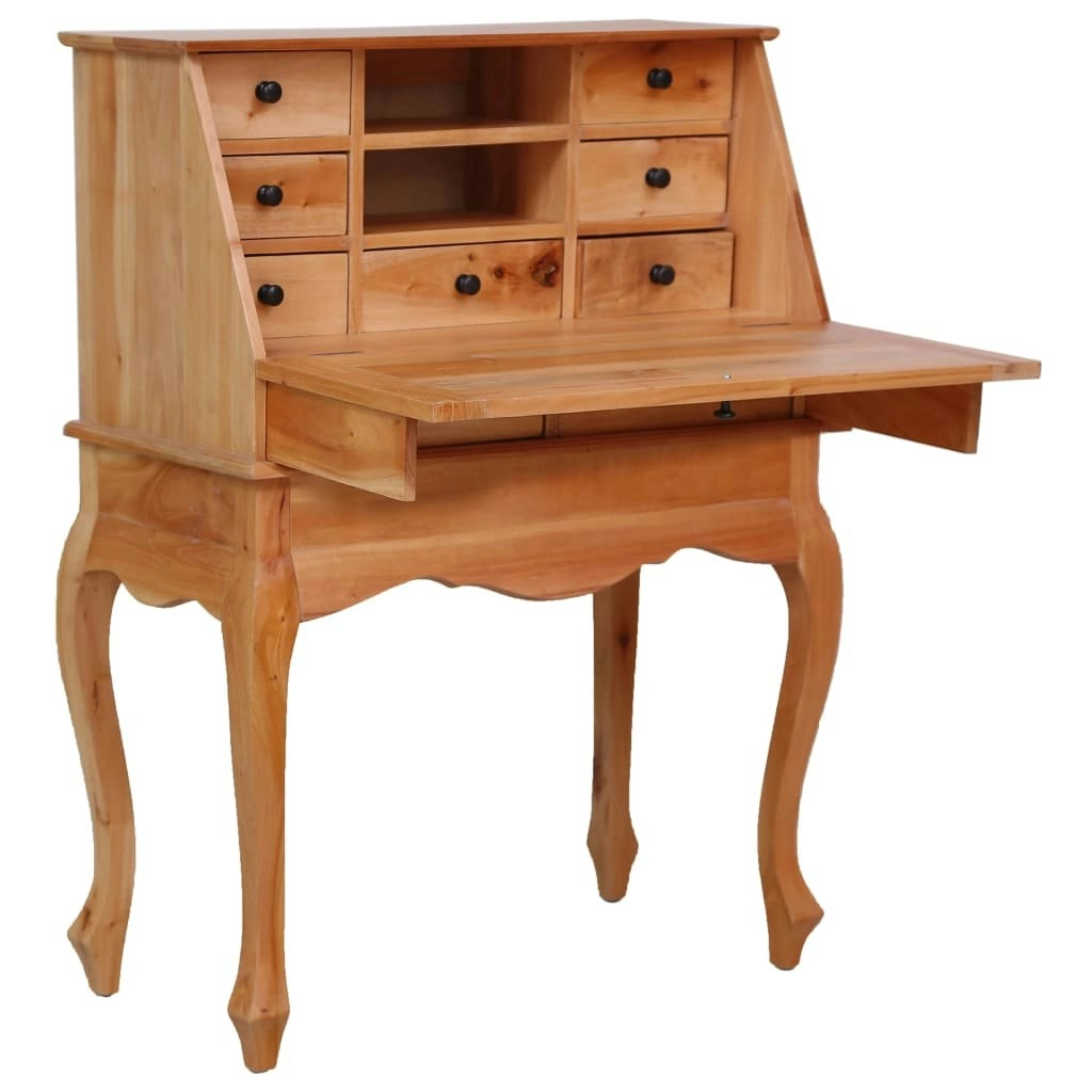 Secretary Desk 78x42x103 cm Solid Mahogany Wood 283842