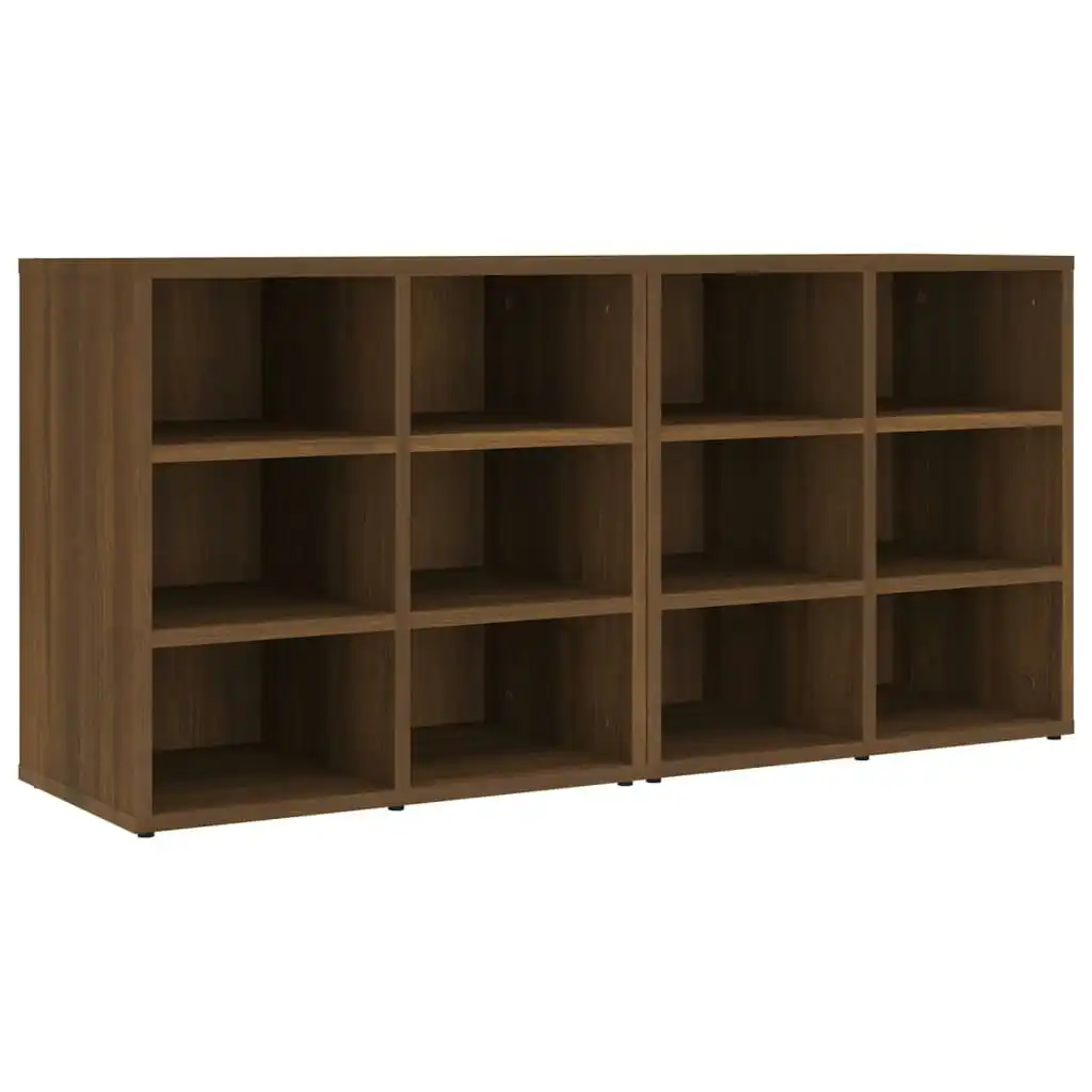 Shoe Cabinets 2 pcs Brown Oak 52.5x30x50 cm 820513