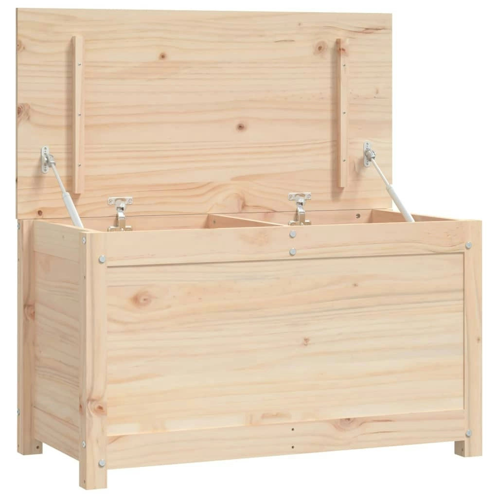 Storage Box 80x40x45.5 cm Solid Wood Pine 823534