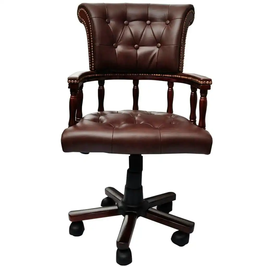 Swivel Office Chair Brown 20042