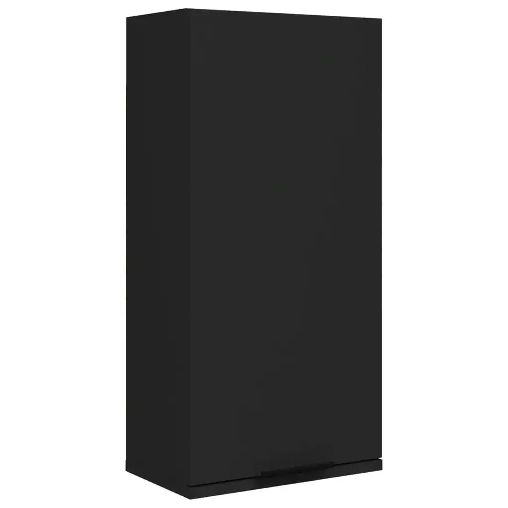 Wall-mounted Bathroom Cabinet Black 32x20x67 cm 811296