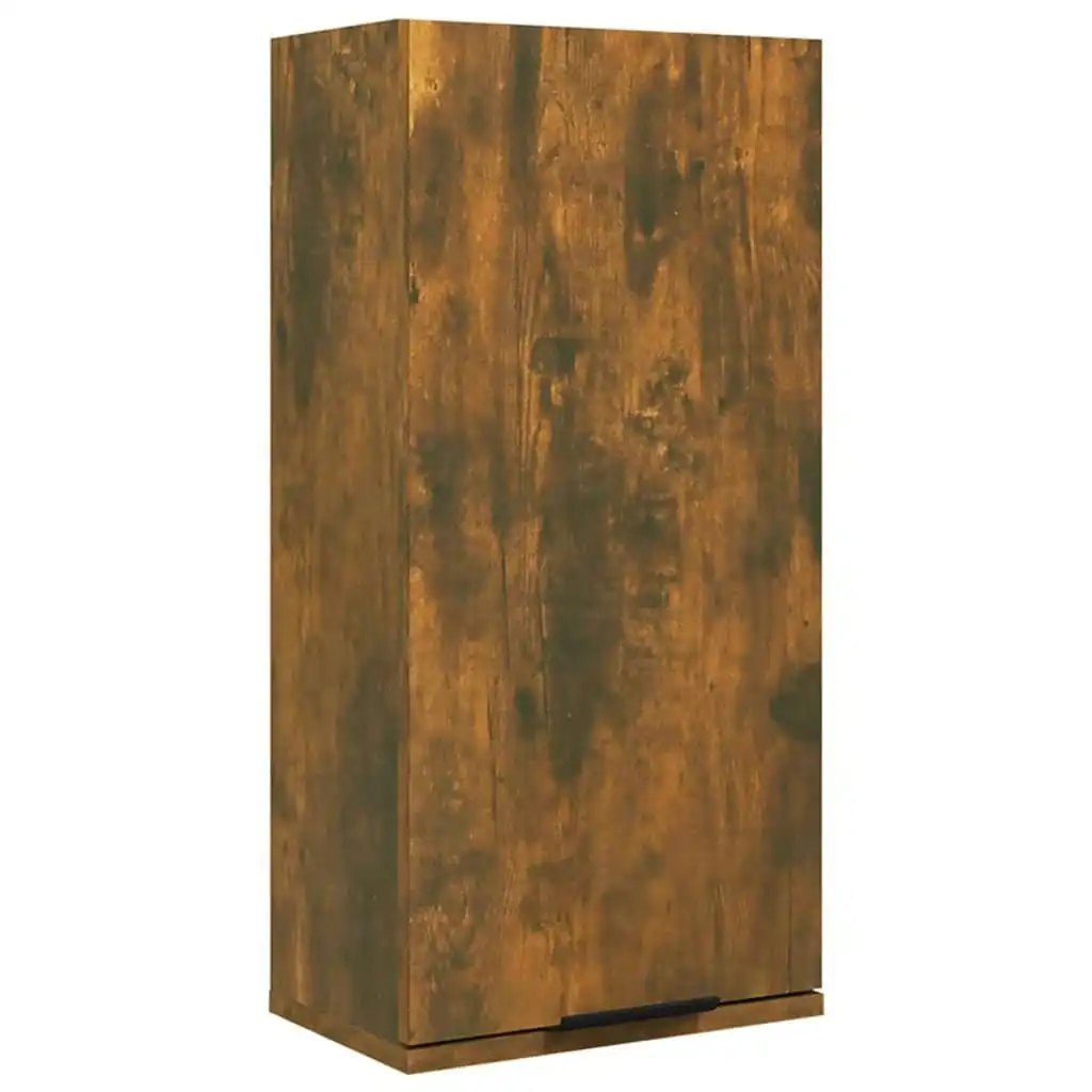 Wall-mounted Bathroom Cabinet Smoked Oak 32x20x67 cm 817060