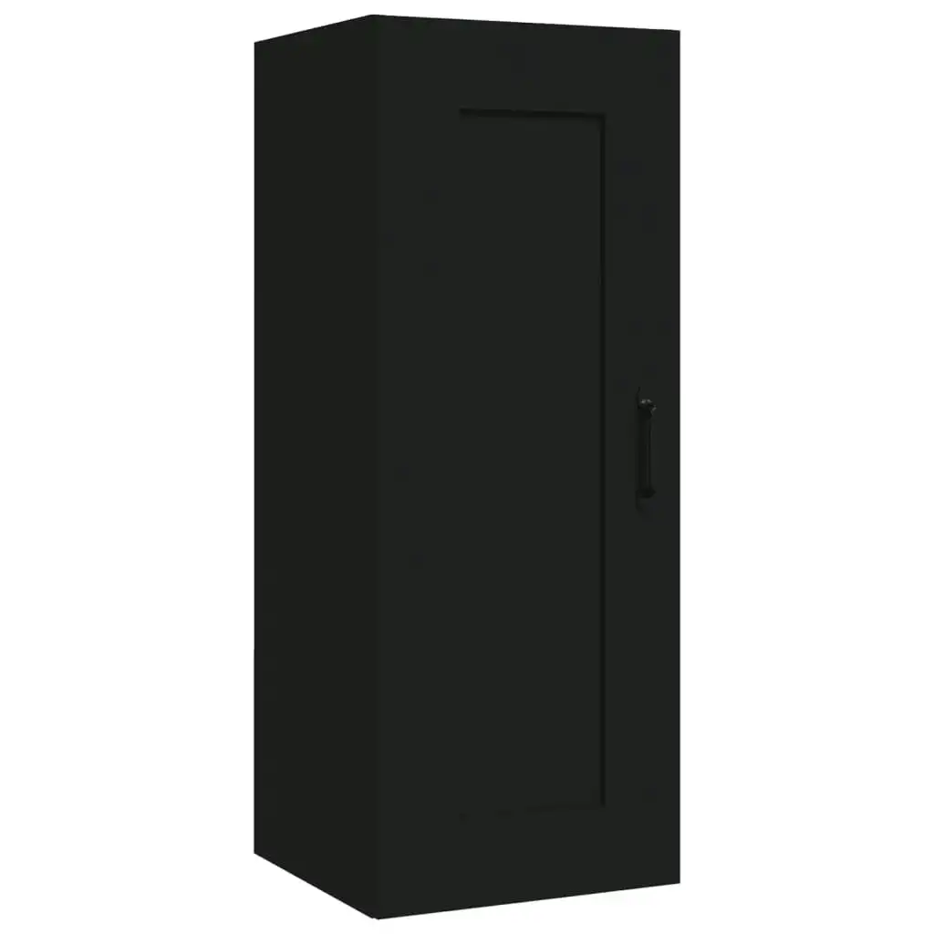 Hanging Cabinet Black 35x34x90 cm Engineered Wood 812475