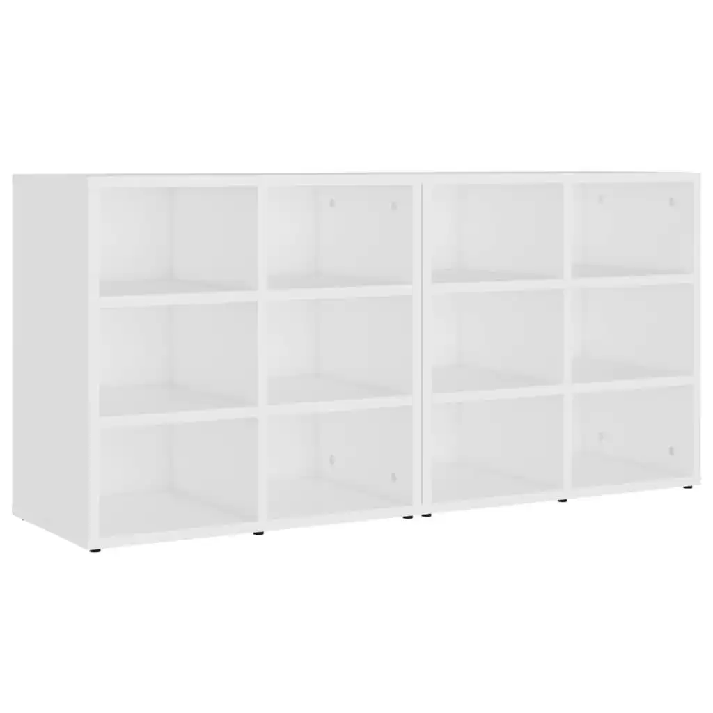 Shoe Cabinets 2 pcs White 52.5x30x50 cm 808685