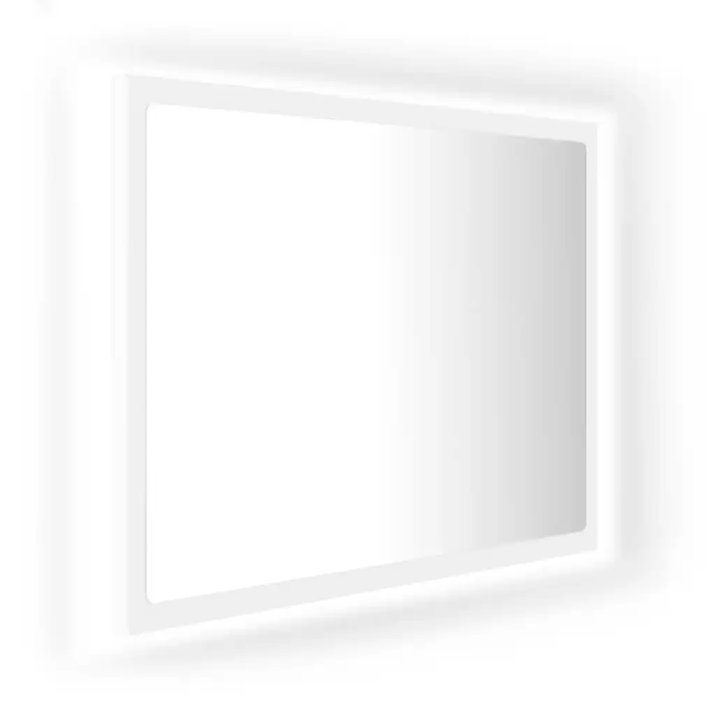 LED Bathroom Mirror White 60x8.5x37 cm Acrylic 804916