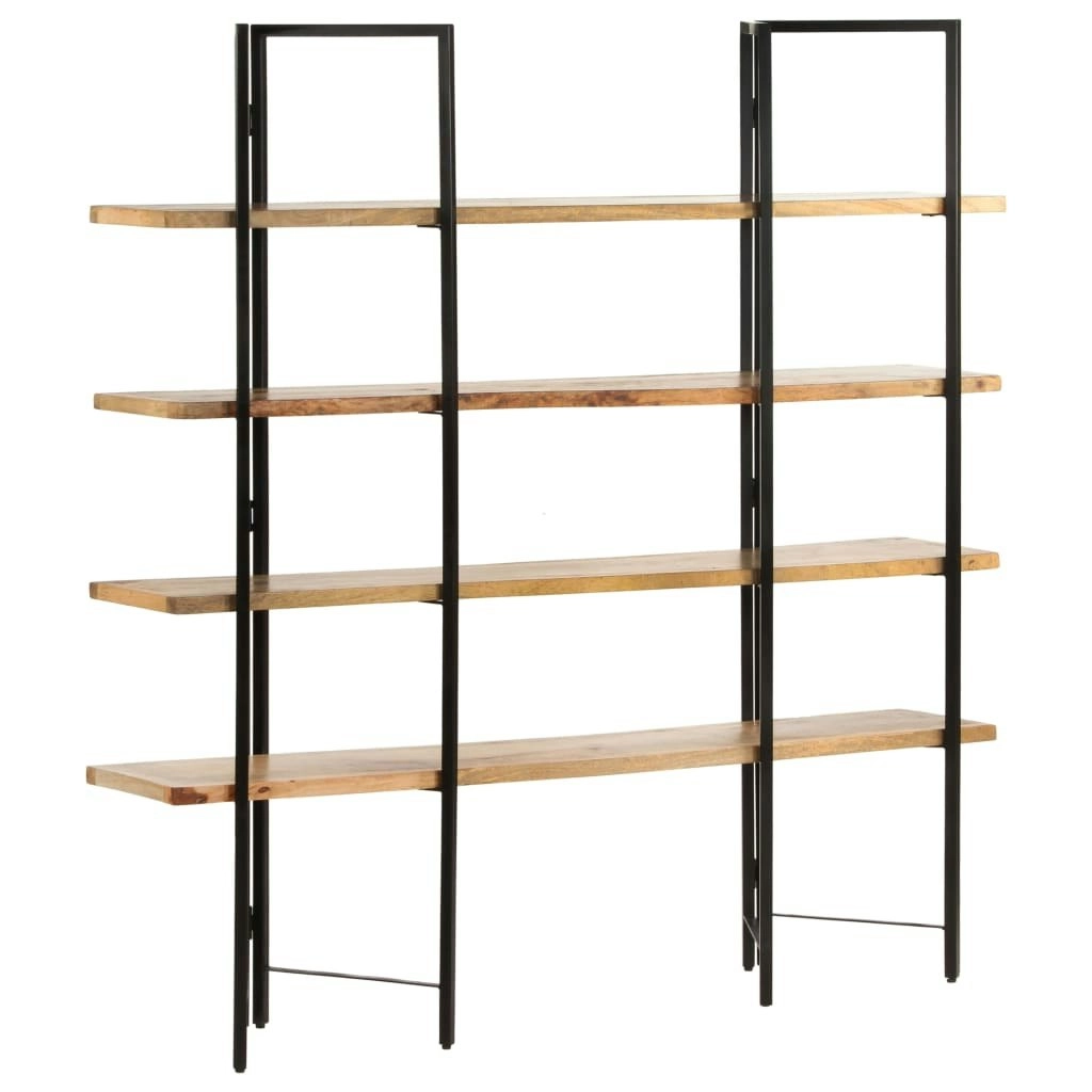 4-Tier Bookcase 160x35x160 cm Solid Mango Wood 286603