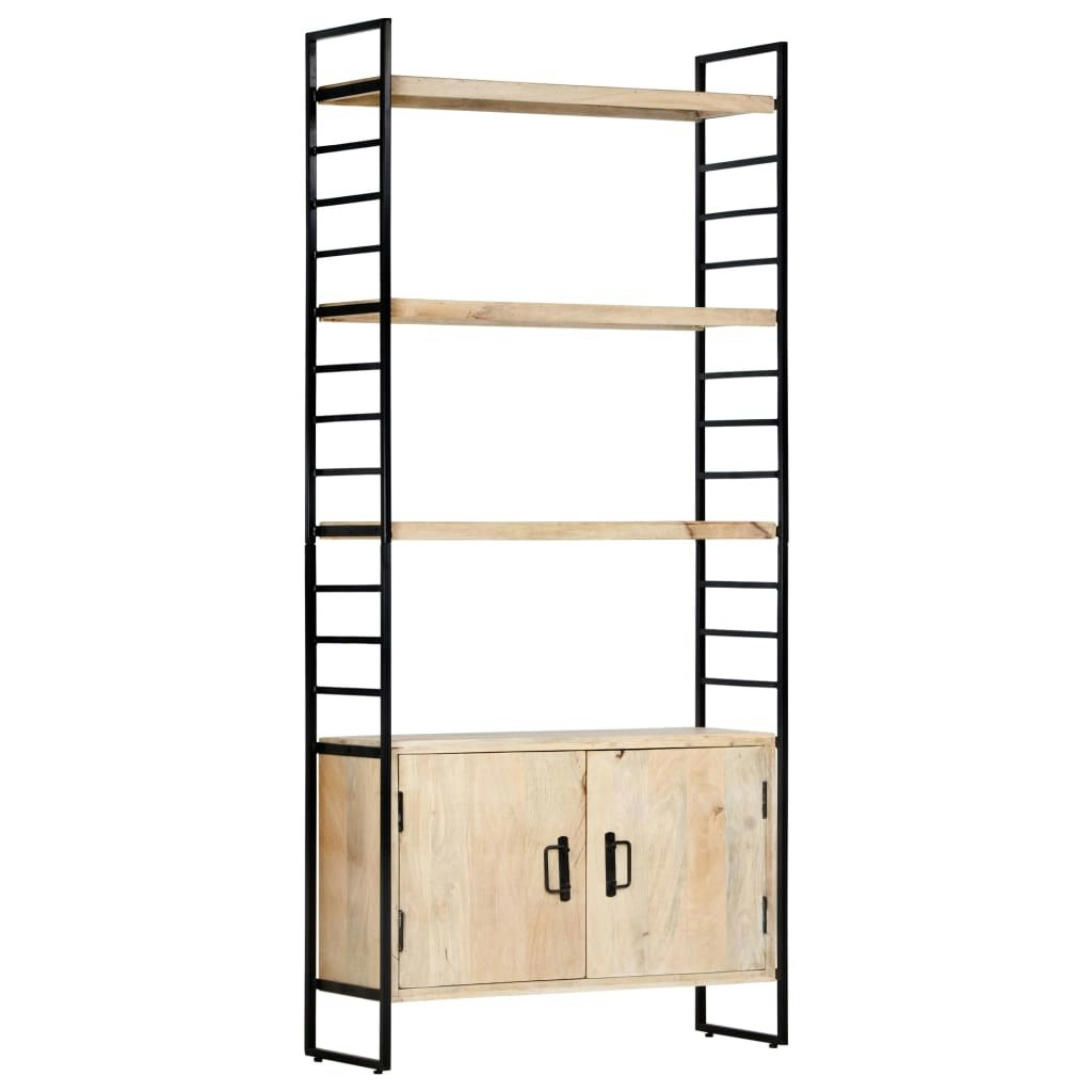 4-Tier Bookcase 80x30x180 cm Solid Mango Wood 284421